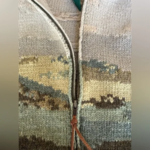 RARE Vtg Ralph Lauren Hand-Knit 100% Lambswool Sweater Dog Horse Carriage Size S - Picture 9 of 12